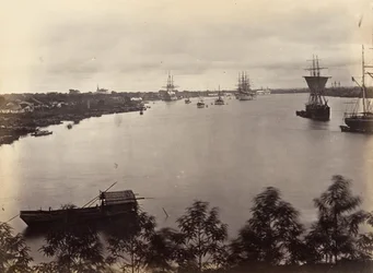Utsikt over Saigon-ark nr. 3, 1866.