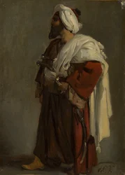 Arabisk kriger, ca. 1817-22.