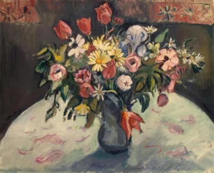 Blomster (tulipaner og tusenfryd)