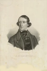 Portrett av August Bournonville 1805-1879, 1842.