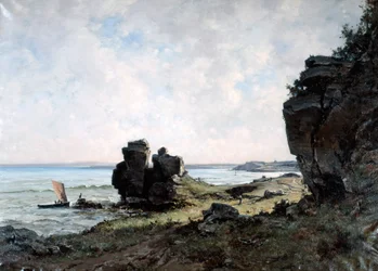 En vakker morgen ved kysten av Bretagne, 1882