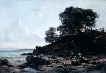 Vaskeriet ved lavvann, 1891.