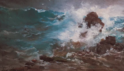 The Wave, Ploumanac'h, juni 1873 (olje på lerret)