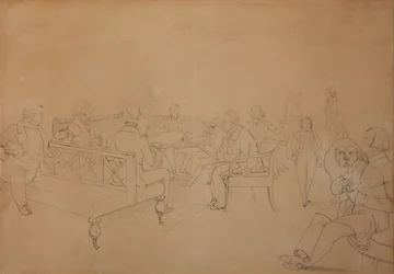 Salongen til Avdotya Petrovna Yelagina, 1840-tallet