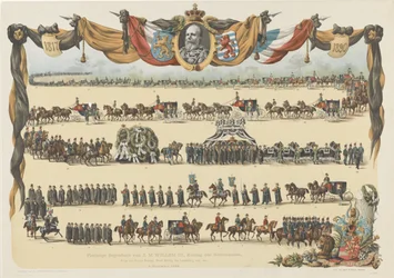 Høytidelig begravelse av H.M. Willem III, konge av Nederland (...) 4. desember 1890 (tittel på objekt)