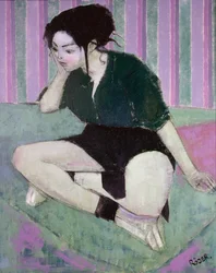 Liz (olje på lerret)