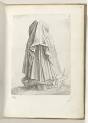 Flandres (tittel på objekt) En kvinne fra Vlaanderen, kledd i henhold til modus fra ca. 1550 Holdningene til forskjellige nasjoner i vår tidsalder (serietittel)