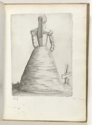 Galla Mulier (tittel på objekt) En gift kvinne fra Frankrike, kledd som ca. 1550 Diversarum gentium nostrae aetatis habitus (serietittel)
