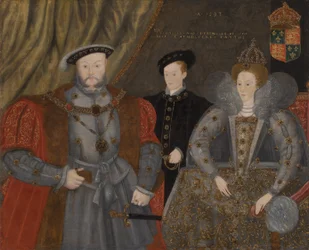 Henrik VIII, Elizabeth I og Edvard VI