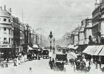 252-260 Regent Street, Westminster LB: ser nordover til Oxford Circus, 1890