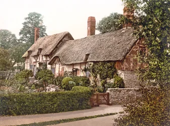 Anne Hathaways hytte i Stratford-upon-Avon, 1890-1900