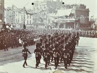 Blackwall Tunnel: slekt som prinsen av Wales, senere kong Edward VII, og prinsesse Alexandria deltar på den seremonielle åpningen av tunnelen, 1897