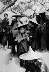 Gruppe kvinner i Hong Kong