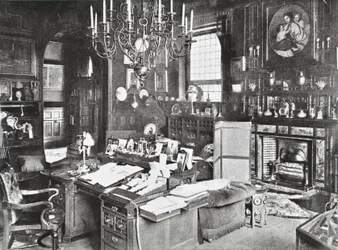 Marlborough House, Pall Mall, Westminster LB: Prince of Wales Study, 1895