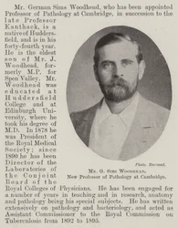 Mr G Sims Woodhead, ny professor i patologi ved Cambridge