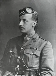 Portrett av kaptein Arthur Henderson VC, 2. bataljon Argyll og Sutherland Highlanders, 1915