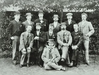Rosendale Road School: grupper av lærere, 1897