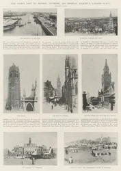 Tsarene besøker Frankrike, Dunkerque, Hans keiserlige Majestys landingssted