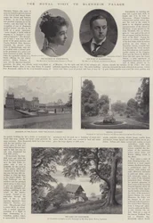 Det kongelige besøk til Blenheim Palace, 28. november 1896