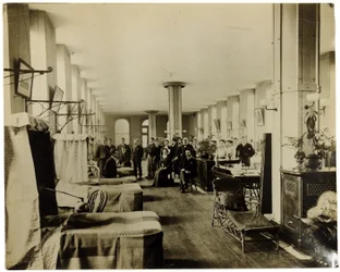 Avdeling ved St. Thomas Hospital, London, ca. 1890