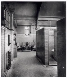 Private avlukker og venteområde i Bramley Baths, Leeds