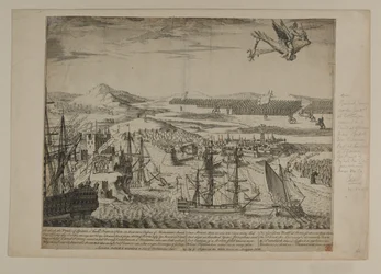 A Caricature of the War of the Austrian Succession, utgitt av G. Foster, London, 1743