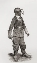 A Light Horseman fra Oliver Cromwells tid, fra 