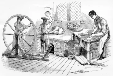 En dag på Royal Porcelain Works, Worcester, 1843