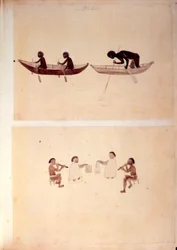 Add.15508 fol.10 Aborigines fishing, fra 