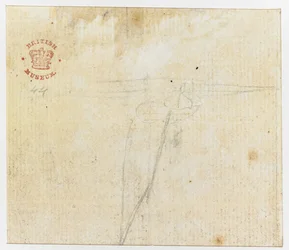 Legge til. 15508, f.44v, En skisse, fra 