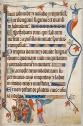 Legge til. 42130, f.101, Salme 54, Erkeengler som kjemper mot djevelen, fra 