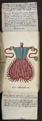 Legg til MS 57312 f.10 spillbok (blekk og farge på vellum)