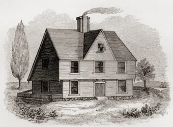 Allyn House, New Plymouth, Nord-Amerika, fra 