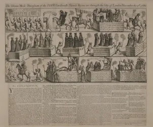 En anti-katolsk prosesjon, 1680