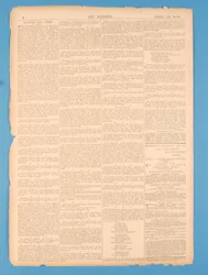 Baksiden av The Referee, nr.35. 15 april 1878