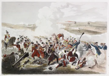 Battle Of Eupatoria (farget gravering)
