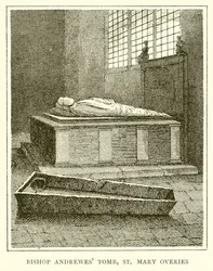 Biskop Andrewes grav, St. Mary Overies