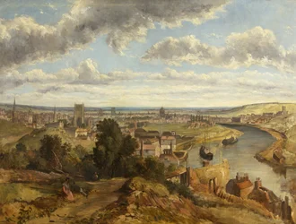 Bristol fra Clifton Wood (olje på lerret)