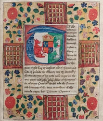 CCA-ChAnt / W / 48C Quadripartite indenture av kong Henry VII, 20. november 1504
