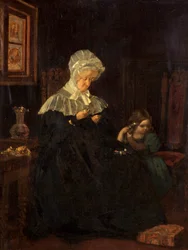 Charlotte Sargent med barnebarnet Mary