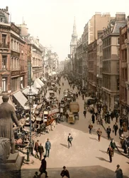 Cheapside, London (håndfarget bilde)