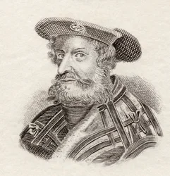 Claudius Ptolemaeus, eller Ptolemaios, 1825 (gravering)