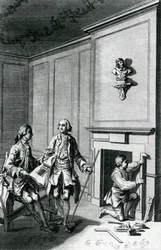 Konstruksjon av et skorsteinsbryst (gravering)