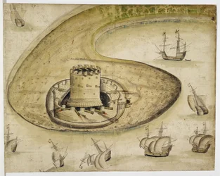 Bomull Augustus I.ii f. 29 Calshot Castle