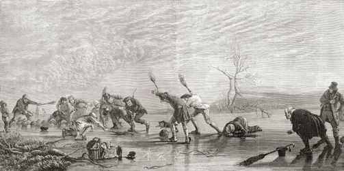 Curling på 1800-tallet, fra 