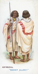 Vanlig hilsen i Abessinia, 1907