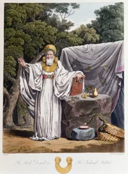 Druid - i "" keltere og gotere, skikker til innbyggerne på de britiske øyer på begynnelsen av 600-tallet og gotiske nasjoner på vestkysten av Østersjøen", av S.R. Meyrick og Ch. Smith