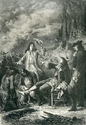 Edward Villiers såret i slaget ved Newbury, 1643