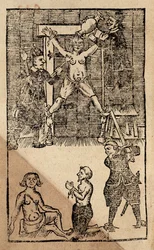 F.eks. 1475 f.1 nederlandske nybyggere i Amboyna torturerte en engelsk kjøpmann før massakren i 1623 som satte en stopper for britisk handel i Øst-India (tresnitt)