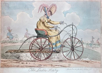 Engelsk humoristisk tegning "The Lady Hobby"